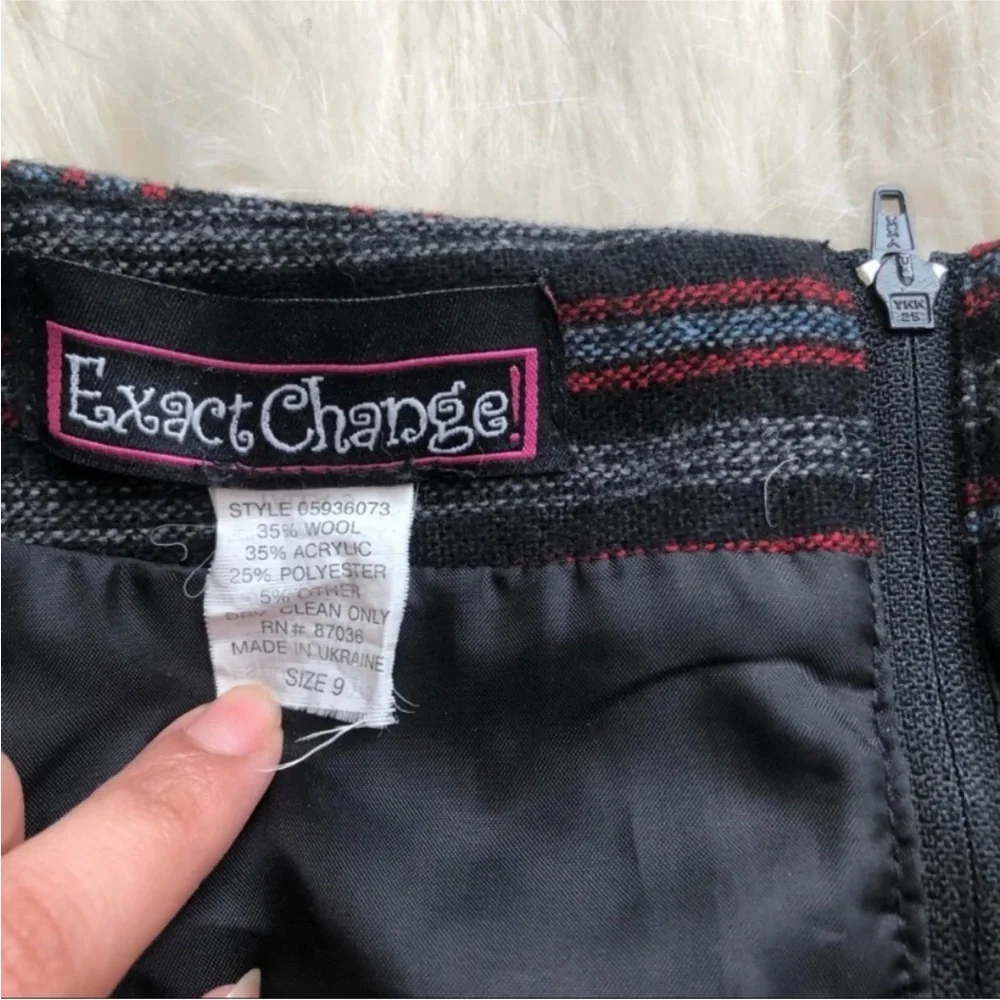 VTG Wool Miniskirt - Picture 3 of 5